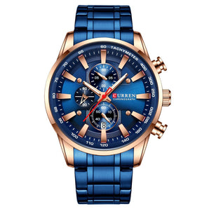 Reloj Curren Hombre Azul MT-04 100% Original