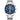 Reloj Curren Hombre Plateado Tablero Azul MT-04 100% Original