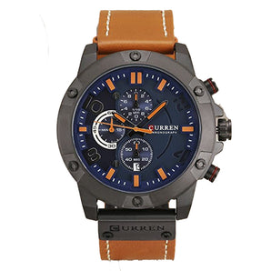 Reloj Hombre Curren Color Marron 8285 100% Original