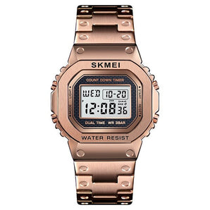 Reloj Unisex Oro rosa Skmei 100% Original