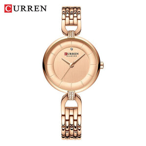 Reloj Curren Dama Joya Oro Rosa 100% Original