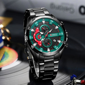 Reloj Curren Hombre Negro  MT-02 100% Original