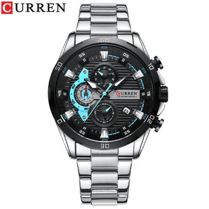 Reloj Curren Hombre Plateado MT-02 100% Original