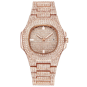 Reloj Unisex Oro rosa con Zircónes 100% Original