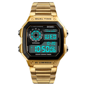 Reloj Unisex Dorado Skmei R13 100% Original